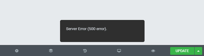 Error 500 Internal Server